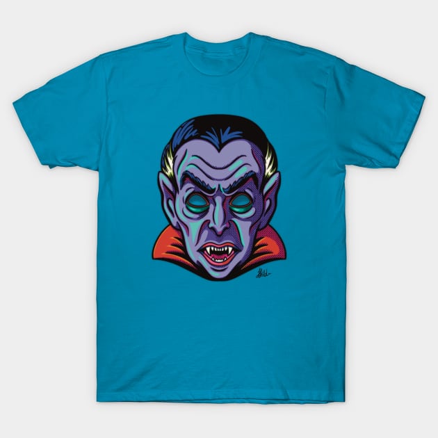 The Vampire Mask T-Shirt by jfeldmanart